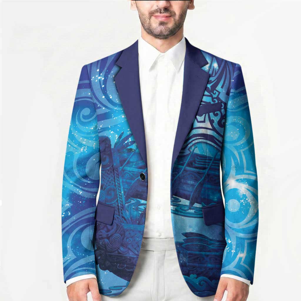 Kuri New Zealand Matariki Blazer Aotearoa Dog Waka Maori New Year Galaxy Vibes LT14 - Polynesian Pride