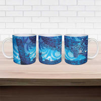 Kuri New Zealand Matariki Ceramic Mug Aotearoa Dog Waka Maori New Year Galaxy Vibes LT14 - Polynesian Pride