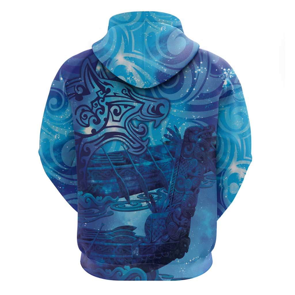 Kuri New Zealand Matariki Hoodie Aotearoa Dog Waka Maori New Year Galaxy Vibes