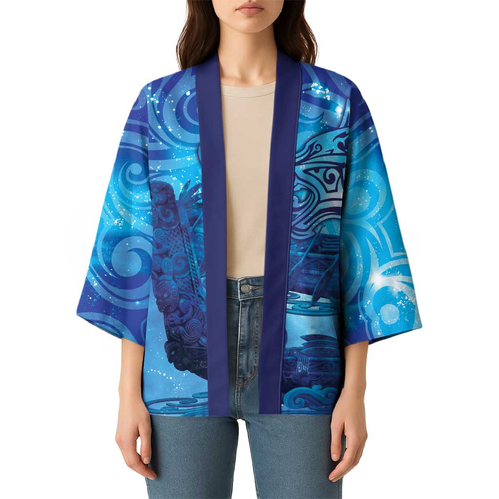 Kuri New Zealand Matariki Kimono Aotearoa Dog Waka Maori New Year Galaxy Vibes LT14 - Polynesian Pride