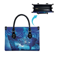 Kuri New Zealand Matariki Leather Bag Aotearoa Dog Waka Maori New Year Galaxy Vibes LT14 - Polynesian Pride