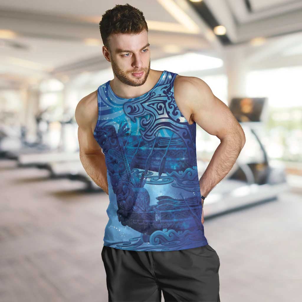 Kuri New Zealand Matariki Men Tank Top Aotearoa Dog Waka Maori New Year Galaxy Vibes