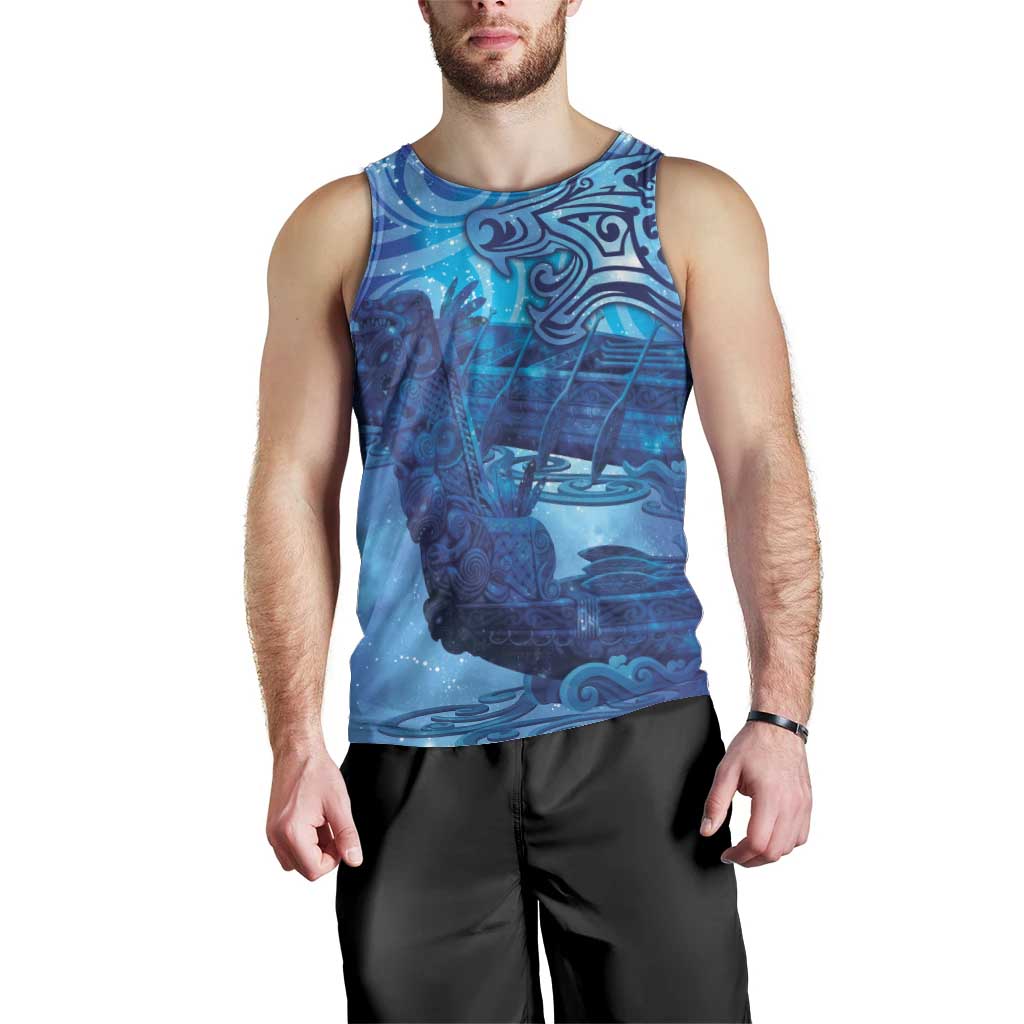 Kuri New Zealand Matariki Men Tank Top Aotearoa Dog Waka Maori New Year Galaxy Vibes