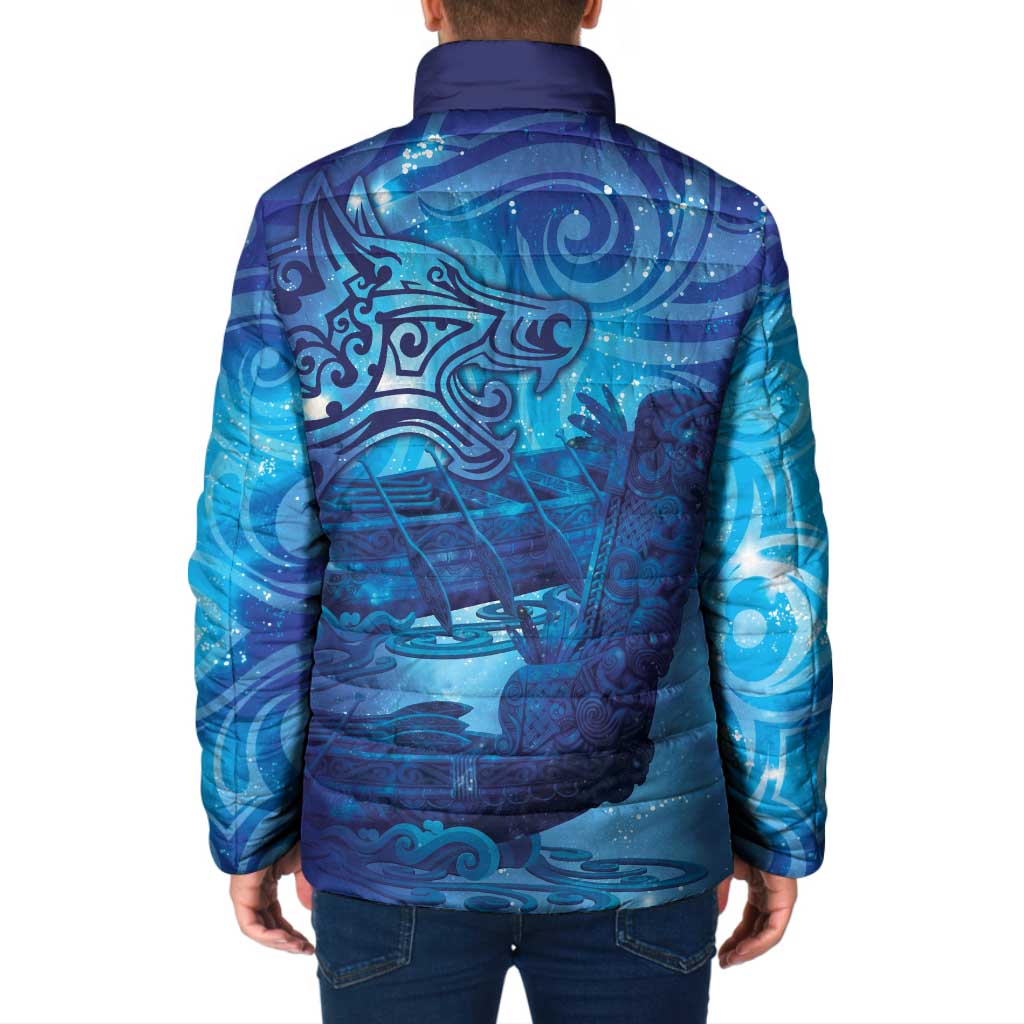 Kuri New Zealand Matariki Padded Jacket Aotearoa Dog Waka Maori New Year Galaxy Vibes LT14 - Polynesian Pride