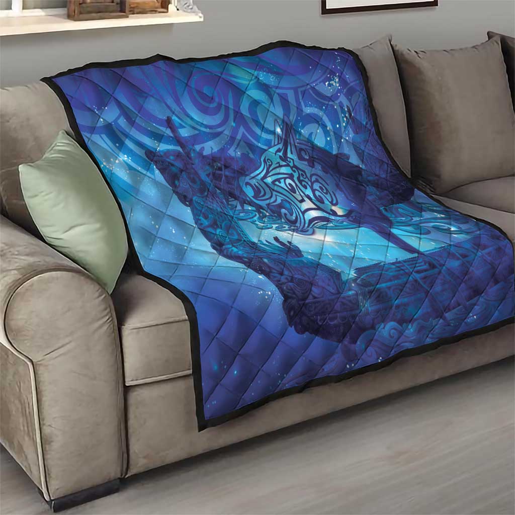 Kuri New Zealand Matariki Quilt Aotearoa Dog Waka Maori New Year Galaxy Vibes LT14 - Polynesian Pride