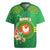 Personalized Manu'a Cession Day Rugby Jersey Tropical Flowers With Polynesian Pattern
