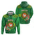 Personalized Manu'a Cession Day Zip Hoodie Tropical Flowers With Polynesian Pattern