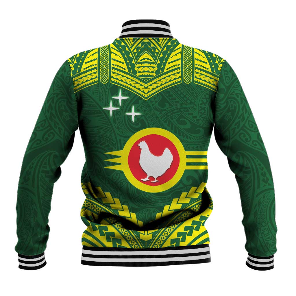 Manu'a Flag Day Baseball Jacket Polynesian Pattern National Color Proud LT14 - Polynesian Pride