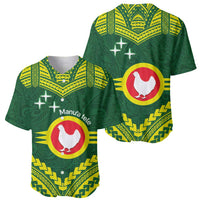 Manu'a Flag Day Baseball Jersey Polynesian Pattern National Color Proud LT14 - Polynesian Pride