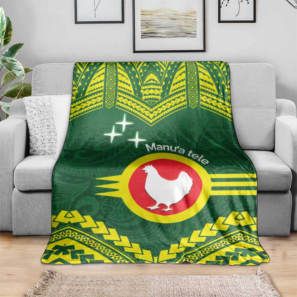 Manu'a Flag Day Blanket Polynesian Pattern National Color Proud LT14 - Polynesian Pride