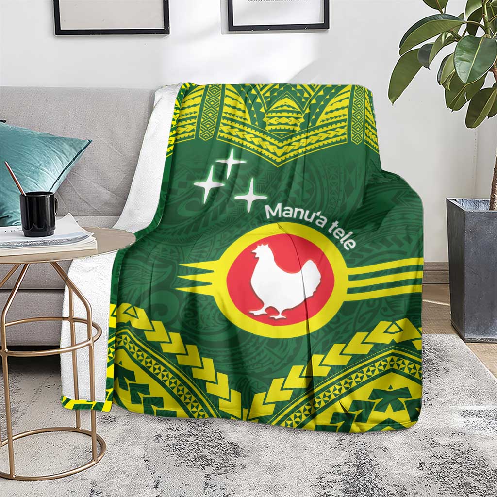 Manu'a Flag Day Blanket Polynesian Pattern National Color Proud LT14 - Polynesian Pride