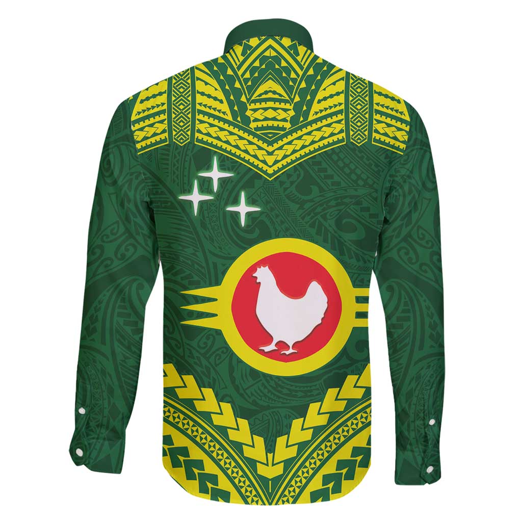 Manu'a Flag Day Family Matching Off Shoulder Maxi Dress and Hawaiian Shirt Polynesian Pattern National Color Proud