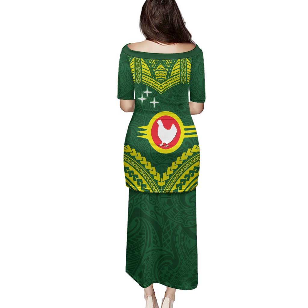 Manu'a Flag Day Family Matching Puletasi and Hawaiian Shirt Polynesian Pattern National Color Proud LT14 - Polynesian Pride
