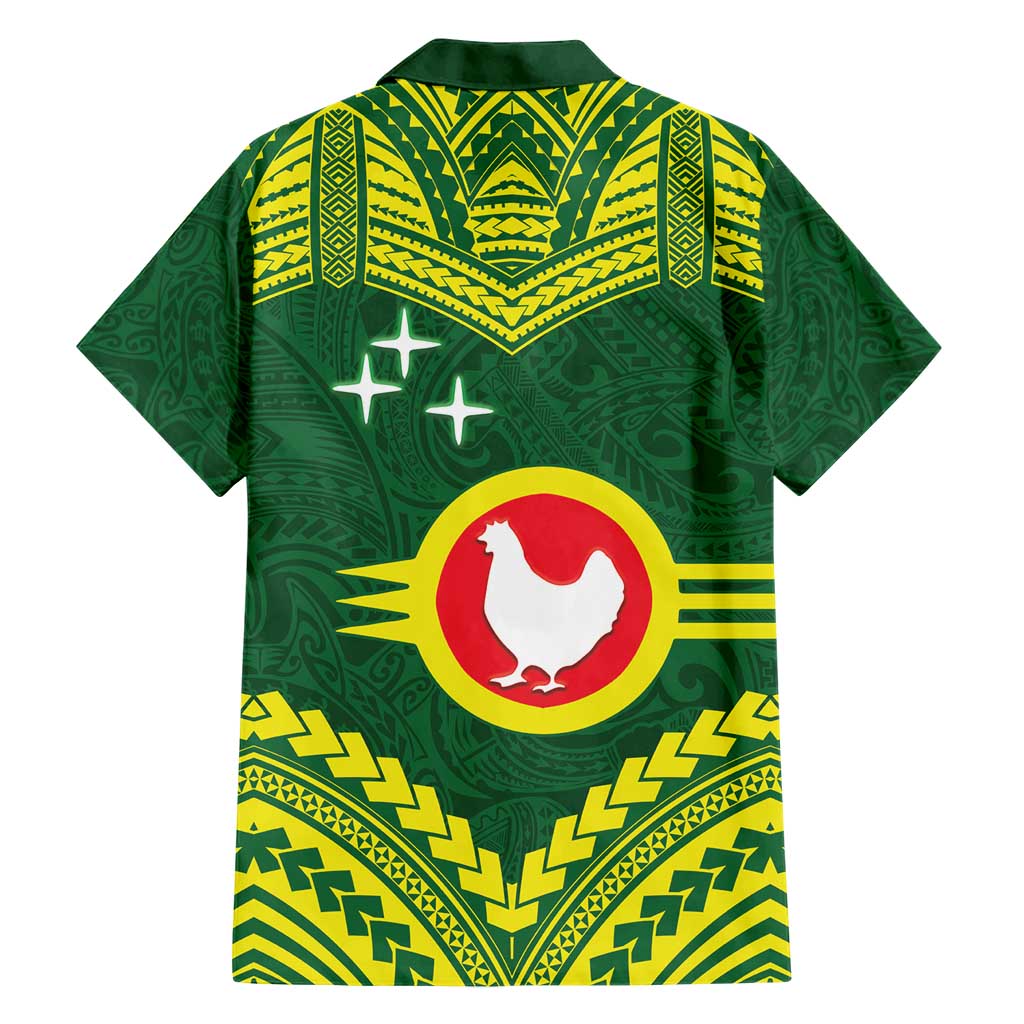 Manu'a Flag Day Hawaiian Shirt Polynesian Pattern National Color Proud