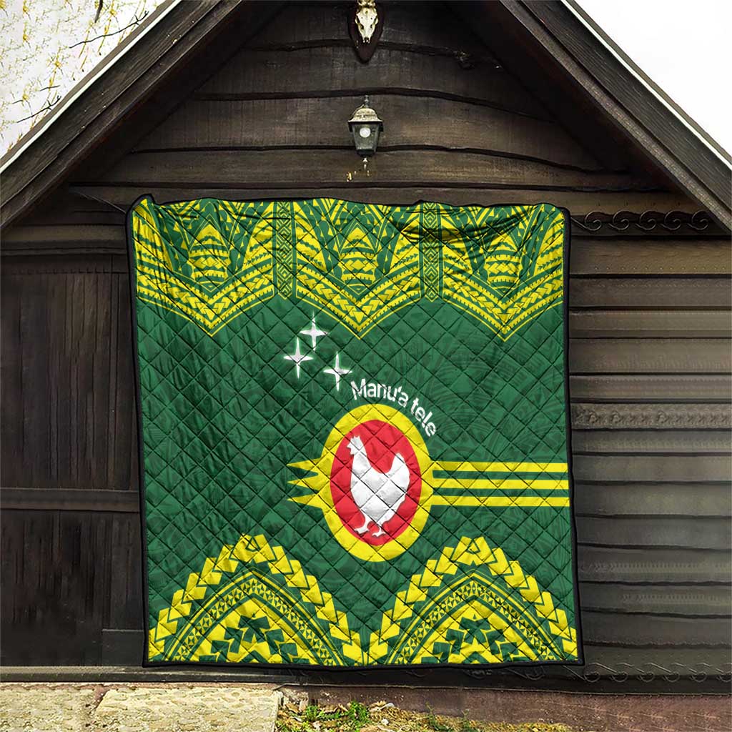 Manu'a Flag Day Quilt Polynesian Pattern National Color Proud LT14 - Polynesian Pride