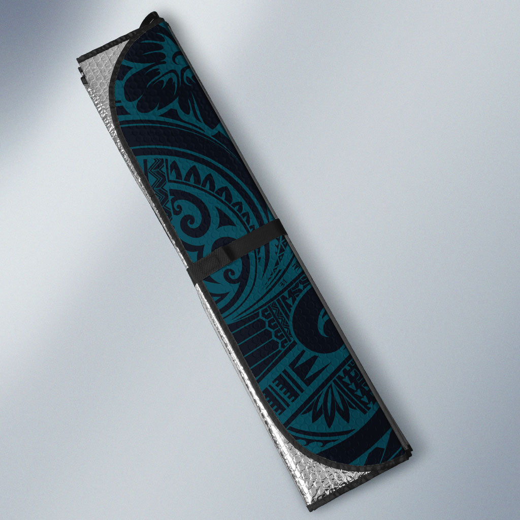 Asut Guam Chamorro Auto Sun Shade Guahan Seal Tattoo LT14 - Polynesian Pride