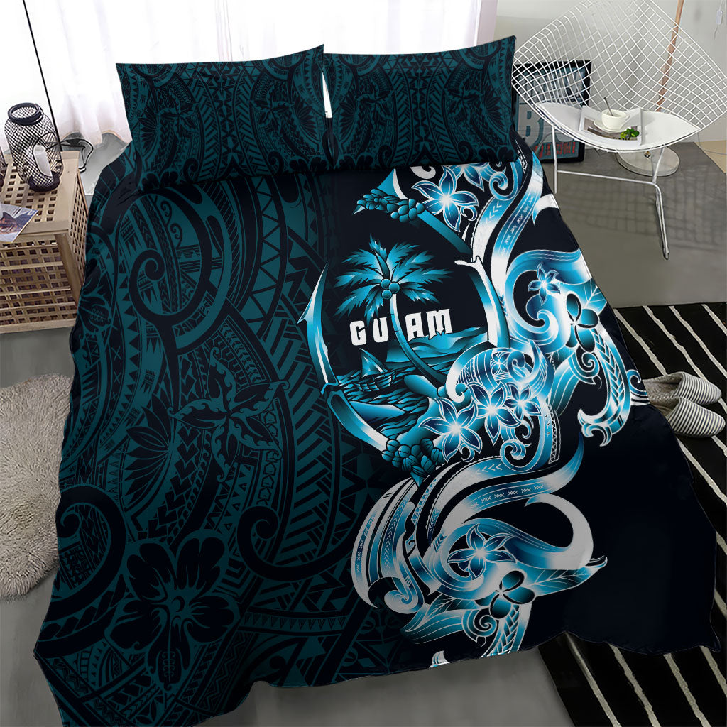 Asut Guam Chamorro Bedding Set Guahan Seal Tattoo LT14 - Polynesian Pride
