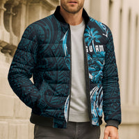 Asut Guam Chamorro Bomber Puffer Jacket Guahan Seal Tattoo LT14 - Polynesian Pride