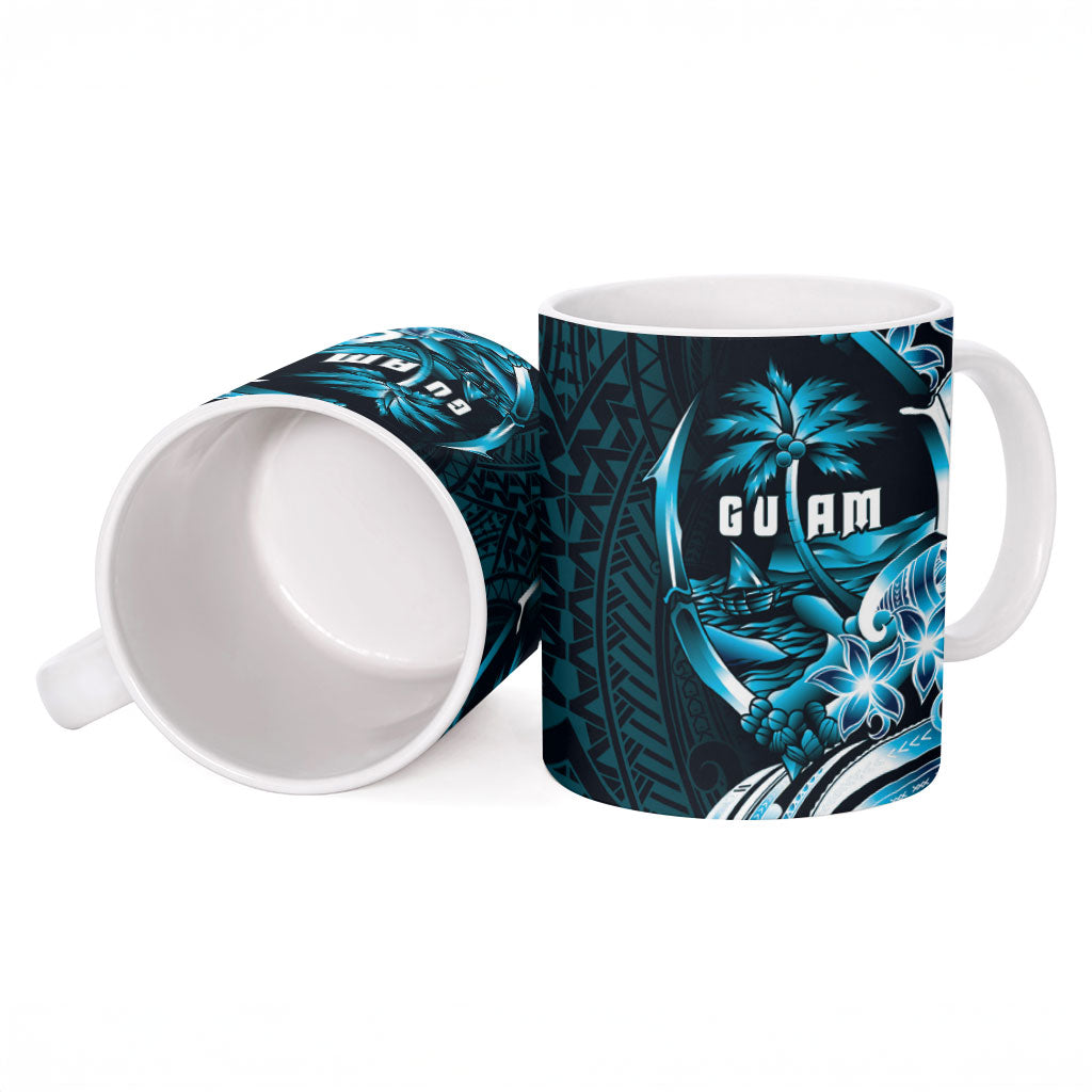 Asut Guam Chamorro Ceramic Mug Guahan Seal Tattoo LT14 - Polynesian Pride