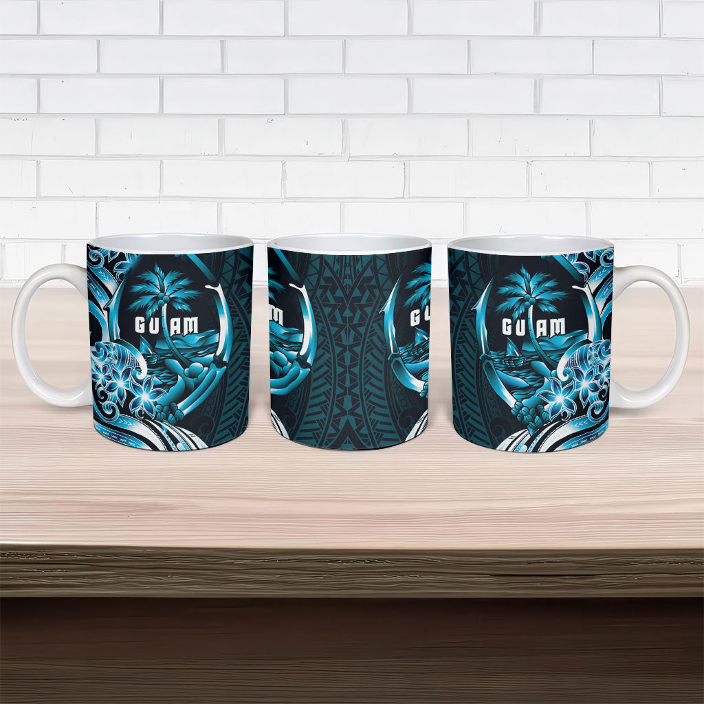 Asut Guam Chamorro Ceramic Mug Guahan Seal Tattoo LT14 - Polynesian Pride