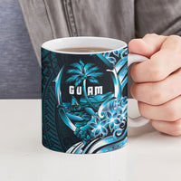 Asut Guam Chamorro Ceramic Mug Guahan Seal Tattoo LT14 - Polynesian Pride