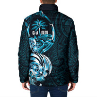 Asut Guam Chamorro Padded Jacket Guahan Seal Tattoo LT14 - Polynesian Pride