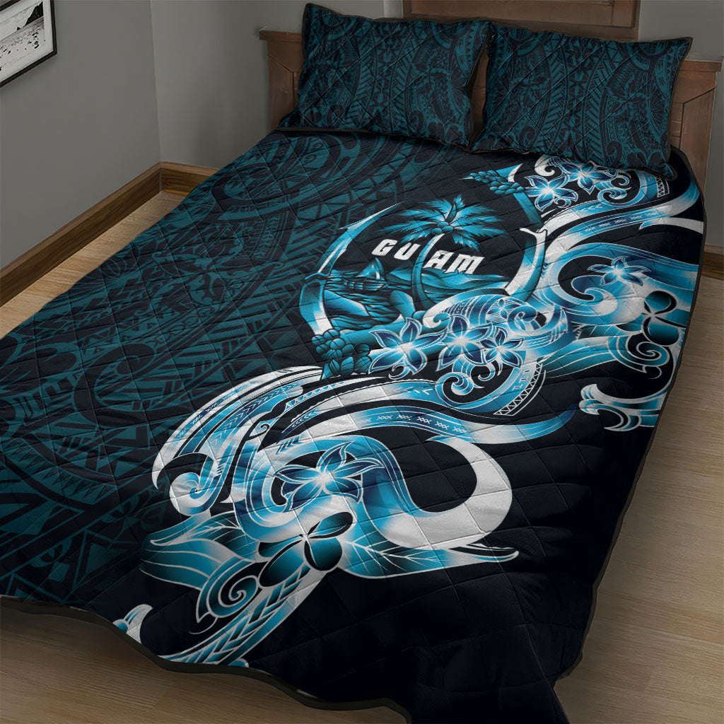 Asut Guam Chamorro Quilt Bed Set Guahan Seal Tattoo LT14 - Polynesian Pride