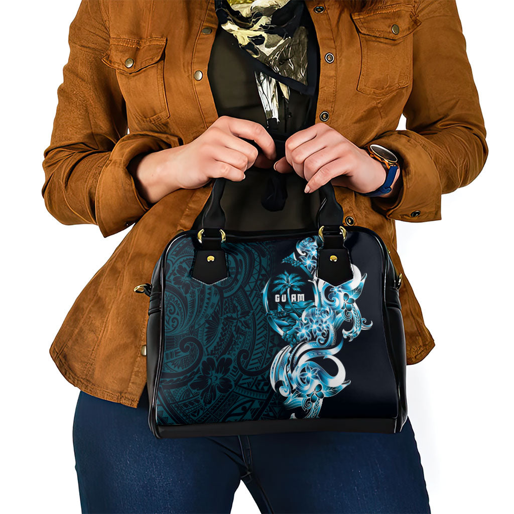 Asut Guam Chamorro Shoulder Handbag Guahan Seal Tattoo LT14 - Polynesian Pride