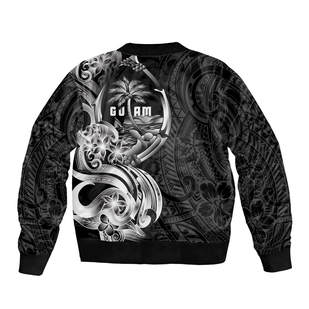 Attelong Guam Chamorro Bomber Jacket Guahan Seal Tattoo LT14 - Polynesian Pride