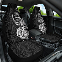 Attelong Guam Chamorro Car Seat Cover Guahan Seal Tattoo LT14 One Size Black - Polynesian Pride