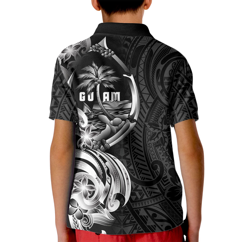 Attelong Guam Chamorro Kid Polo Shirt Guahan Seal Tattoo LT14 - Polynesian Pride