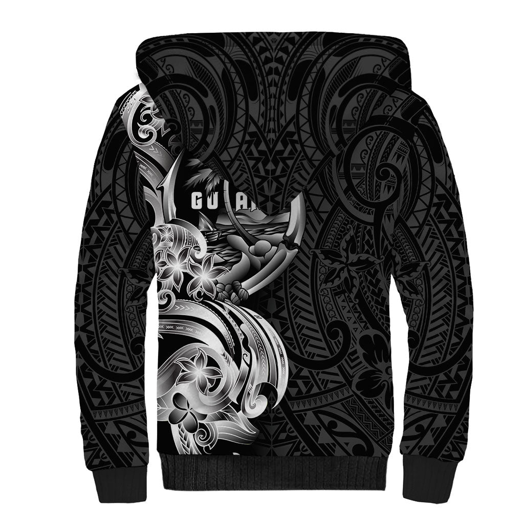 Attelong Guam Chamorro Sherpa Hoodie Guahan Seal Tattoo LT14 - Polynesian Pride