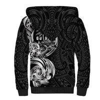 Attelong Guam Chamorro Sherpa Hoodie Guahan Seal Tattoo LT14 - Polynesian Pride
