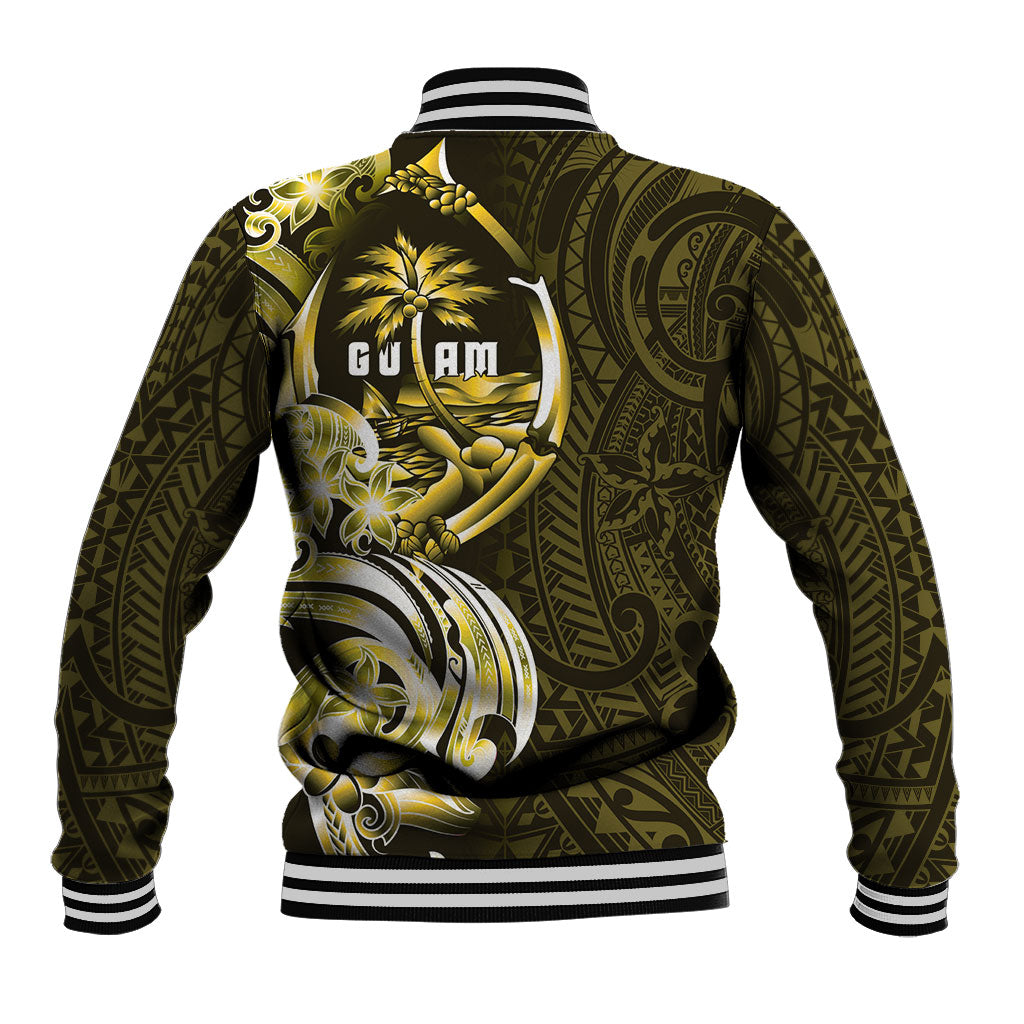 Amariyu Guam Chamorro Baseball Jacket Guahan Seal Tattoo LT14 - Polynesian Pride