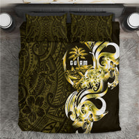 Amariyu Guam Chamorro Bedding Set Guahan Seal Tattoo LT14 Yellow - Polynesian Pride