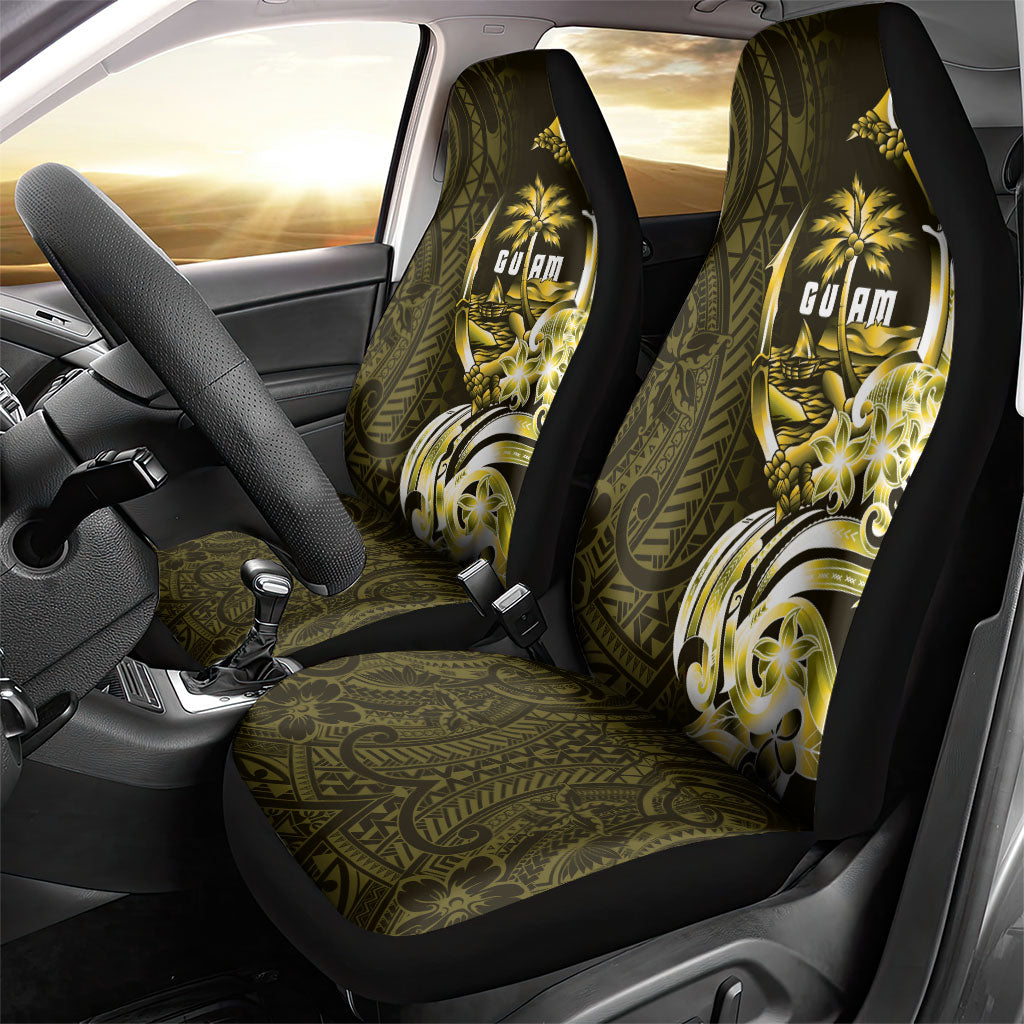 Amariyu Guam Chamorro Car Seat Cover Guahan Seal Tattoo LT14 - Polynesian Pride