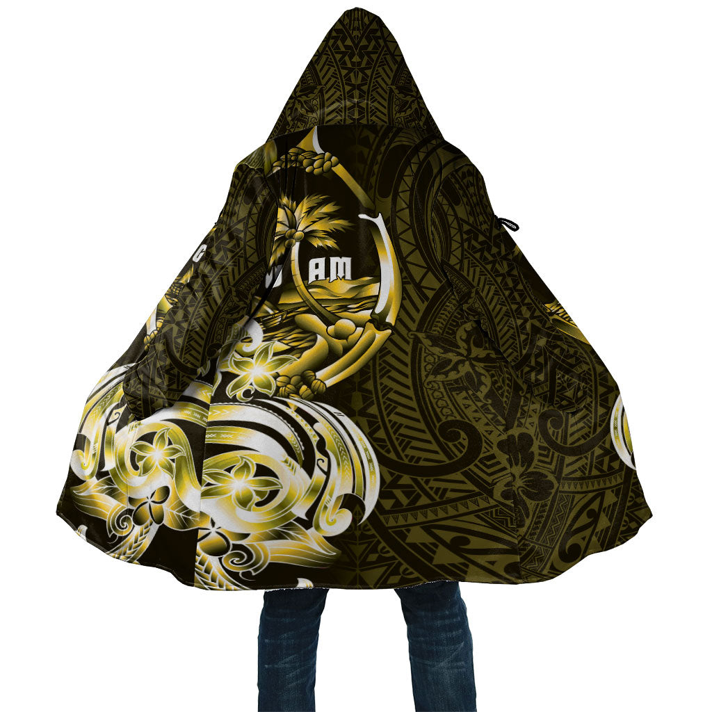 Amariyu Guam Chamorro Cloak Guahan Seal Tattoo LT14 Unisex Yellow - Polynesian Pride