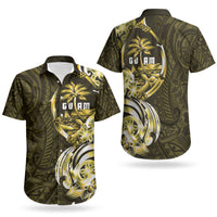 Amariyu Guam Chamorro Couples Matching Mermaid Dress and Hawaiian Shirt Guahan Seal Tattoo LT14 - Polynesian Pride