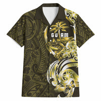 Amariyu Guam Chamorro Hawaiian Shirt Guahan Seal Tattoo LT14 Yellow - Polynesian Pride