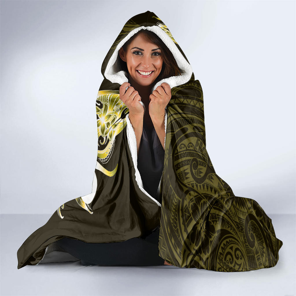 Amariyu Guam Chamorro Hooded Blanket Guahan Seal Tattoo LT14 - Polynesian Pride