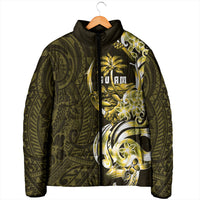 Amariyu Guam Chamorro Padded Jacket Guahan Seal Tattoo LT14 - Polynesian Pride