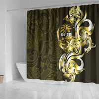 Amariyu Guam Chamorro Shower Curtain Guahan Seal Tattoo LT14 - Polynesian Pride