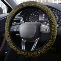 Amariyu Guam Chamorro Steering Wheel Cover Guahan Seal Tattoo LT14 - Polynesian Pride