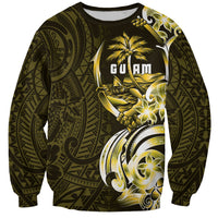 Amariyu Guam Chamorro Sweatshirt Guahan Seal Tattoo LT14 Unisex Yellow - Polynesian Pride