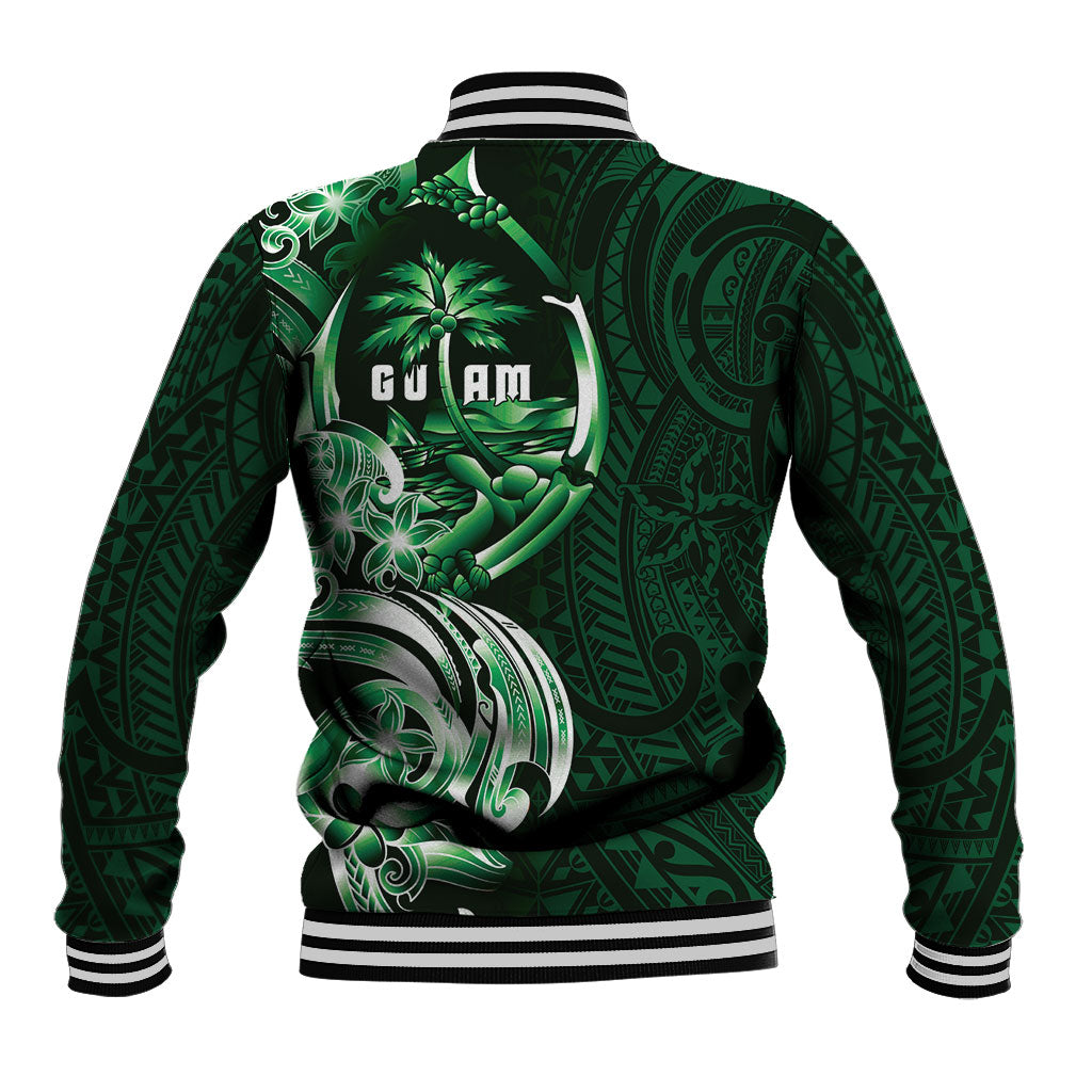 Betde Guam Chamorro Baseball Jacket Guahan Seal Tattoo LT14 - Polynesian Pride
