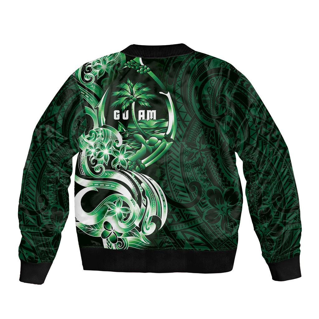 Betde Guam Chamorro Bomber Jacket Guahan Seal Tattoo LT14 - Polynesian Pride