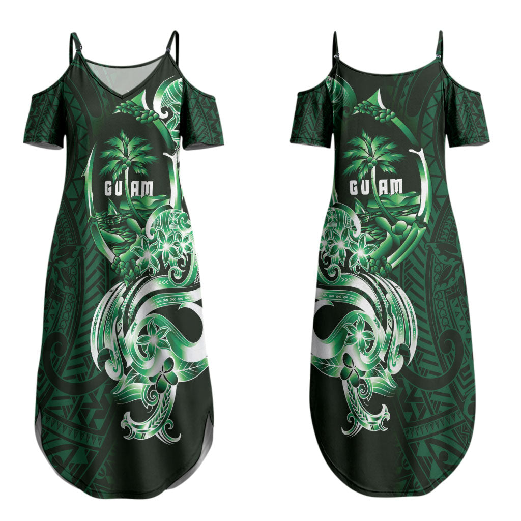 Betde Guam Chamorro Couples Matching Summer Maxi Dress and Long Sleeve Button Shirt Guahan Seal Tattoo LT14 - Polynesian Pride