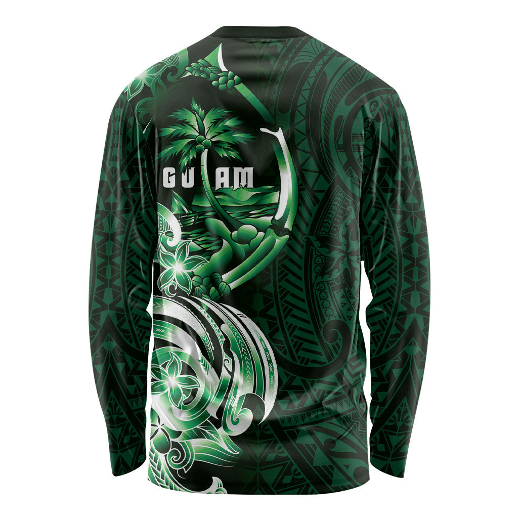 Betde Guam Chamorro Long Sleeve Shirt Guahan Seal Tattoo LT14 - Polynesian Pride