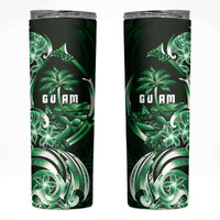 Betde Guam Chamorro Skinny Tumbler Guahan Seal Tattoo LT14 Green - Polynesian Pride
