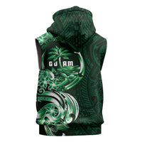 Betde Guam Chamorro Sleeveless Hoodie Guahan Seal Tattoo LT14 - Polynesian Pride